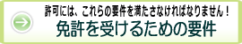 酒類販売業免許を受けるための要件